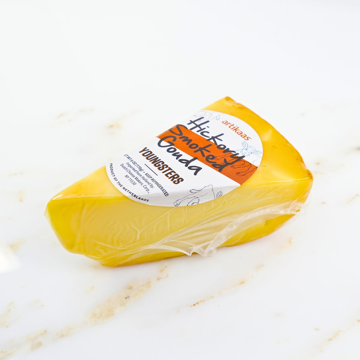 Artikaas Youngsters Hickory Smoked Gouda Cheese 6 oz wedge