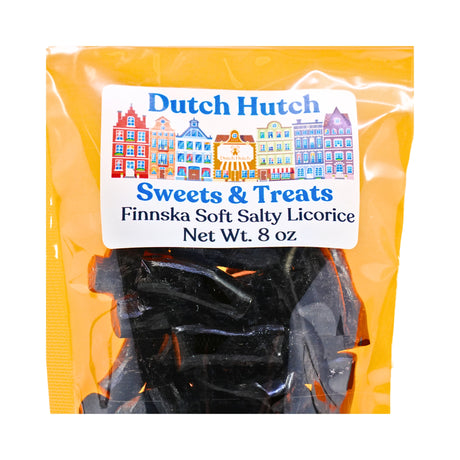 Dutch Hutch Salty Soft Licorice by Finnska 8 oz Bag