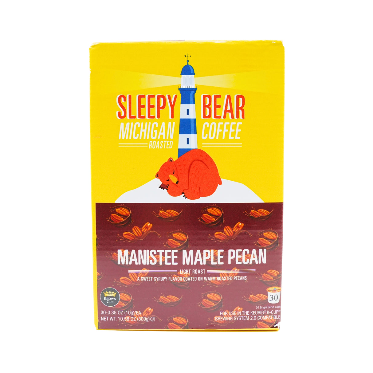 Sleepy Bear Manistee Maple Pecan Coffee 30 ct K CUP