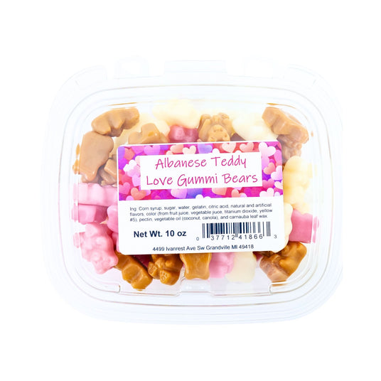 ALB Teddy Love Gummi Bears 10 oz Tub