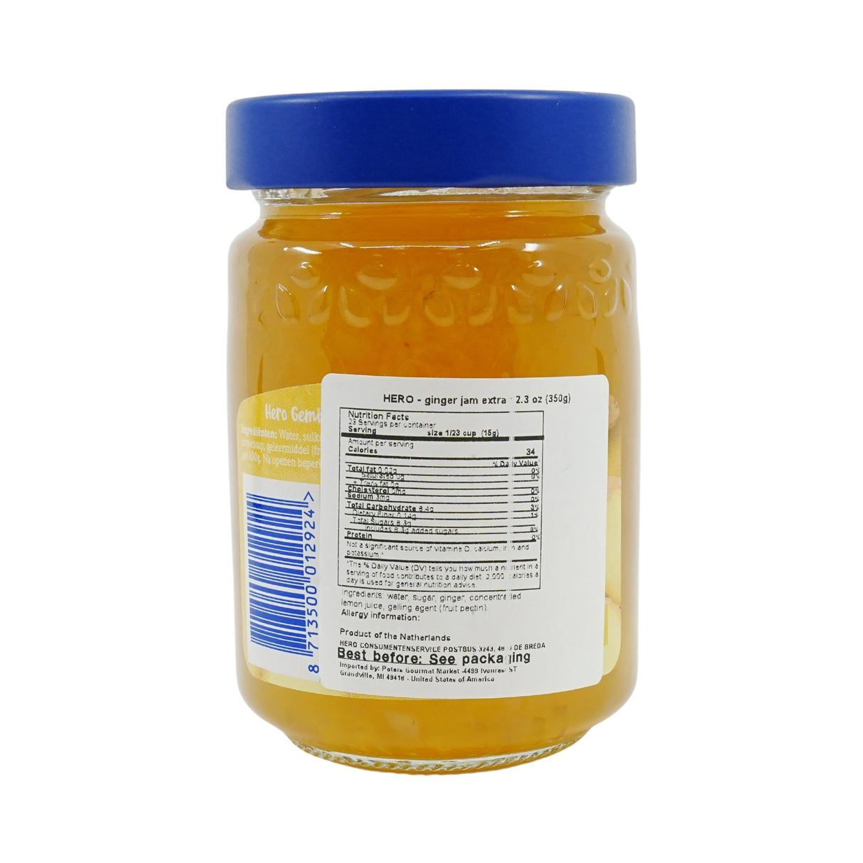 Hero Original Ginger Jam 12.3oz jar