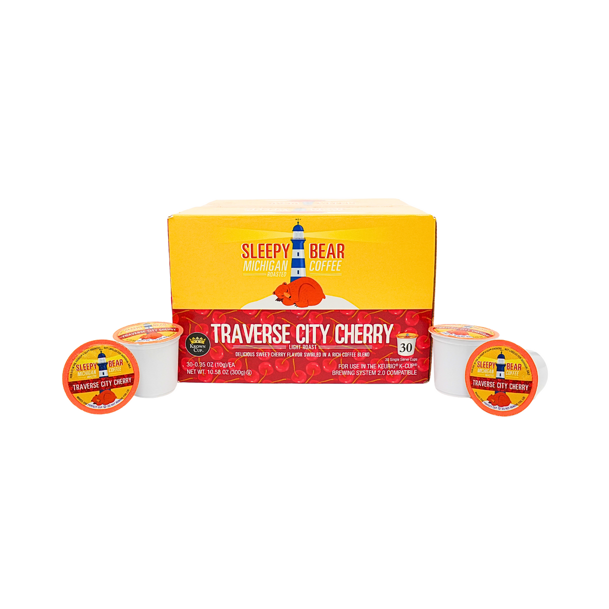 Sleepy Bear Traverse City Cherry Coffee 30 ct K CUP