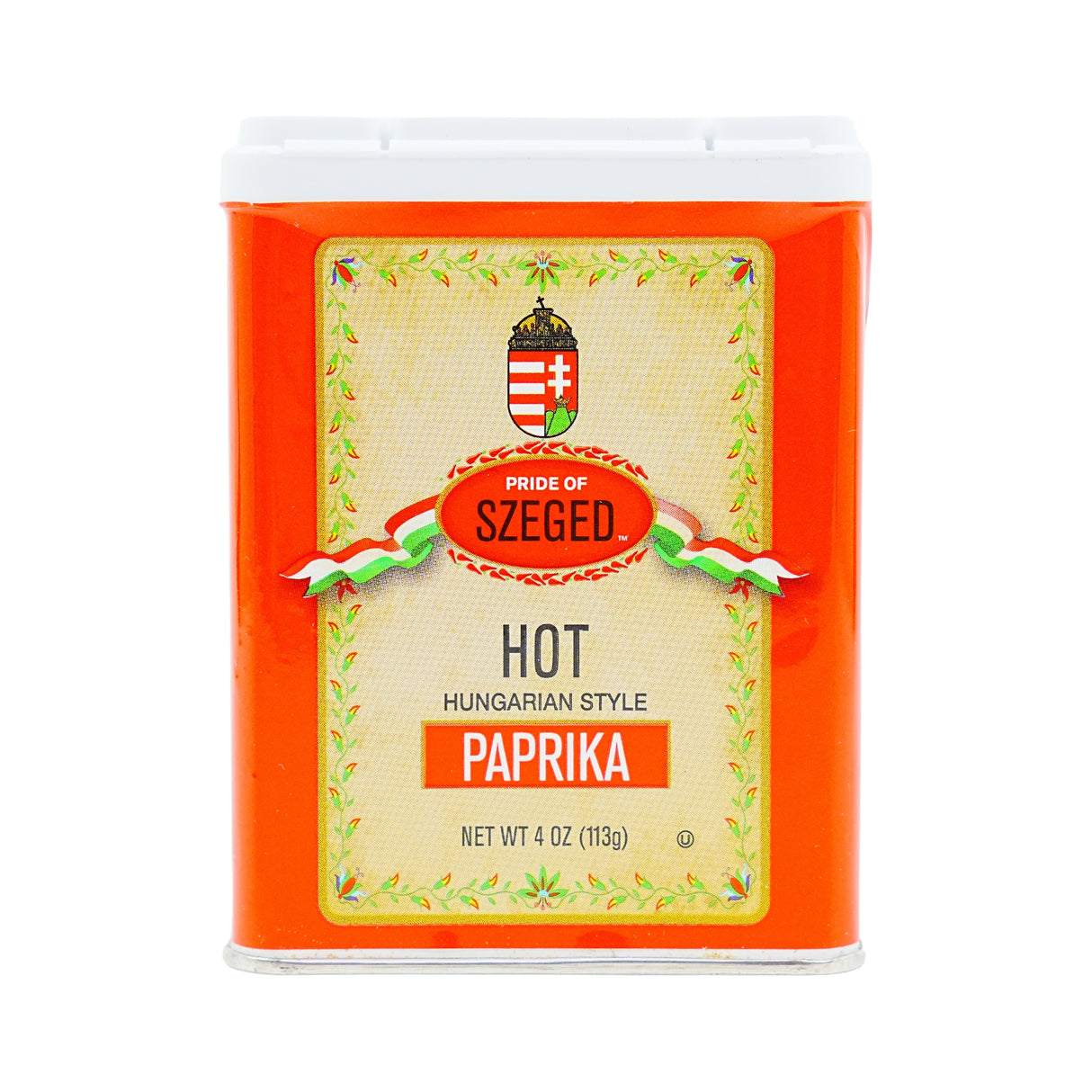 Szeged Hot Paprika Spice 4 oz Tin