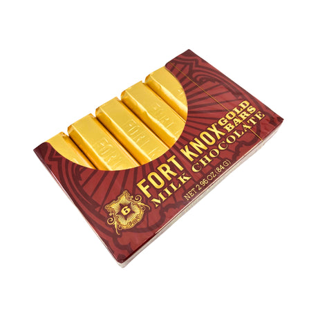 Fort Knox Milk Choc. Mini Gold Bars 2.96 Oz