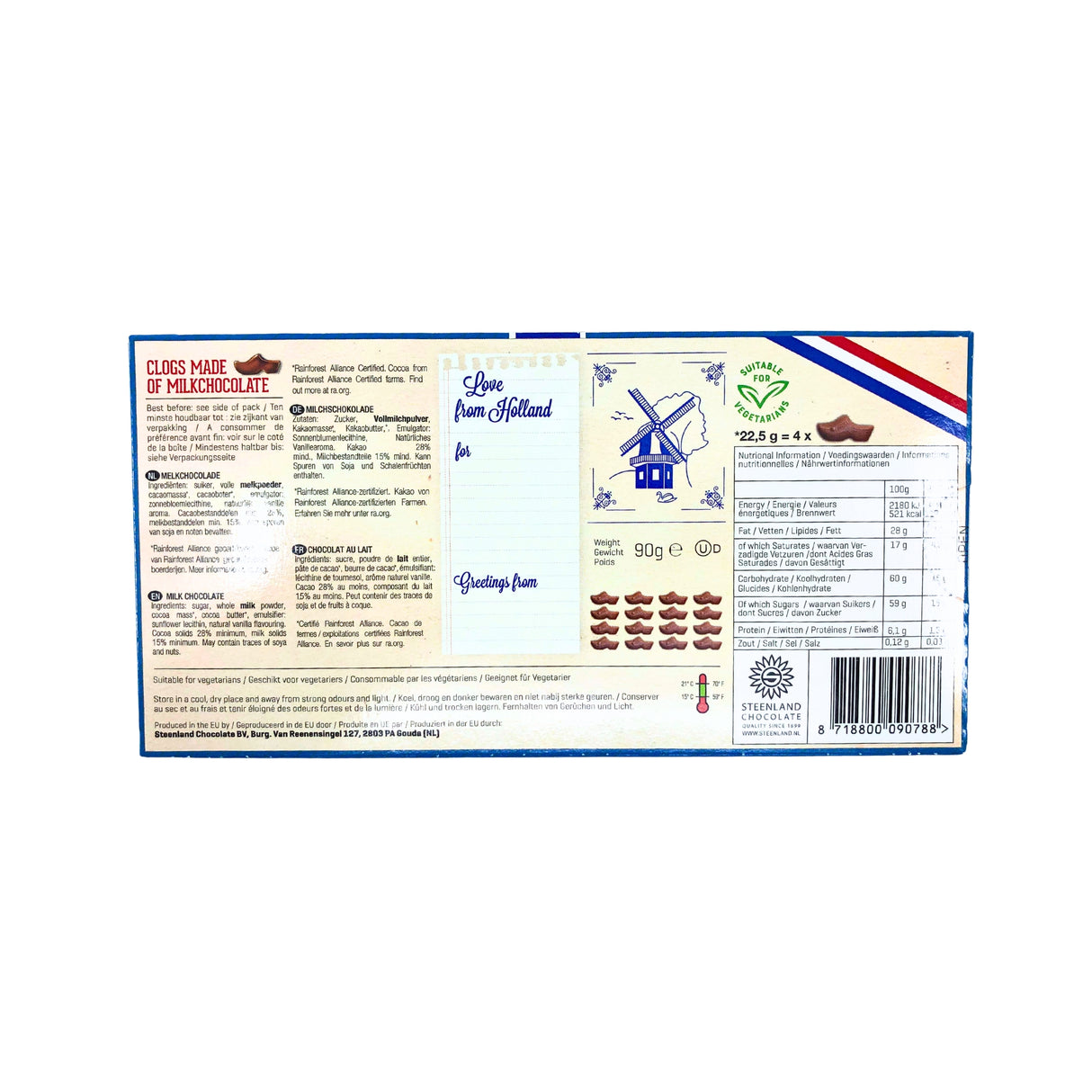 Steenland Chocolate Shoes 16 Ct