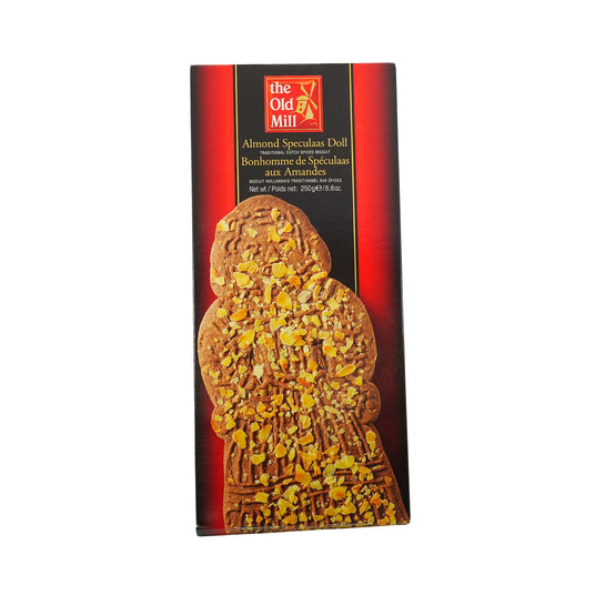 The Old Mill Speculaas Doll w/almonds gift box 14"