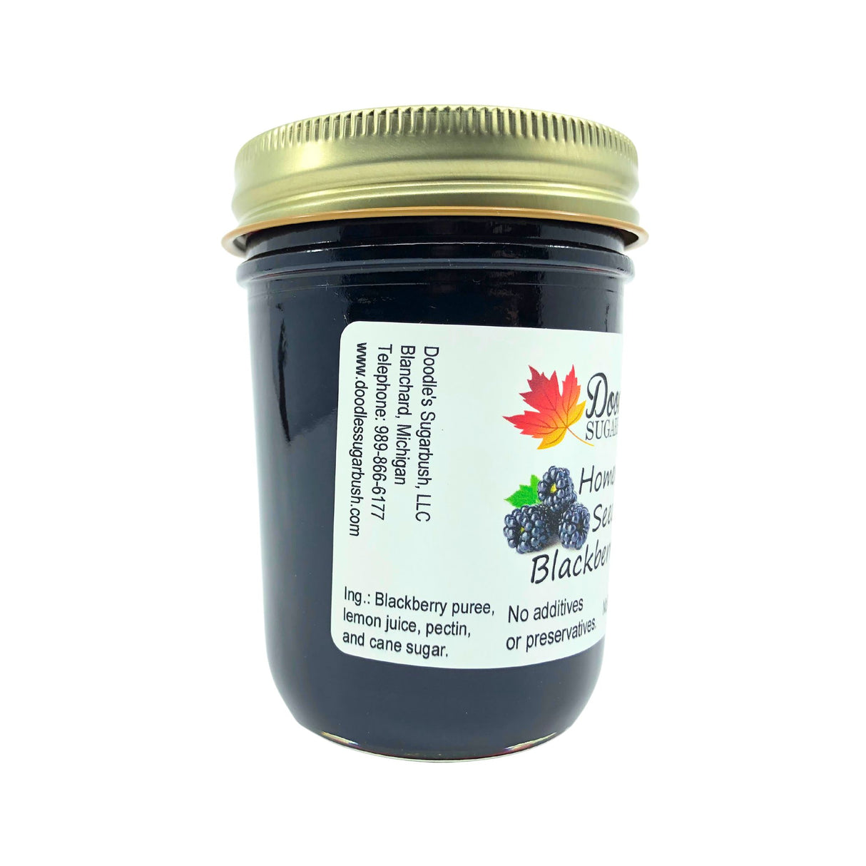 Doodles Seedless Blackberry Jam 10 oz