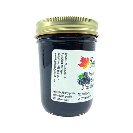 Doodles Seedless Blackberry Jam 10 oz
