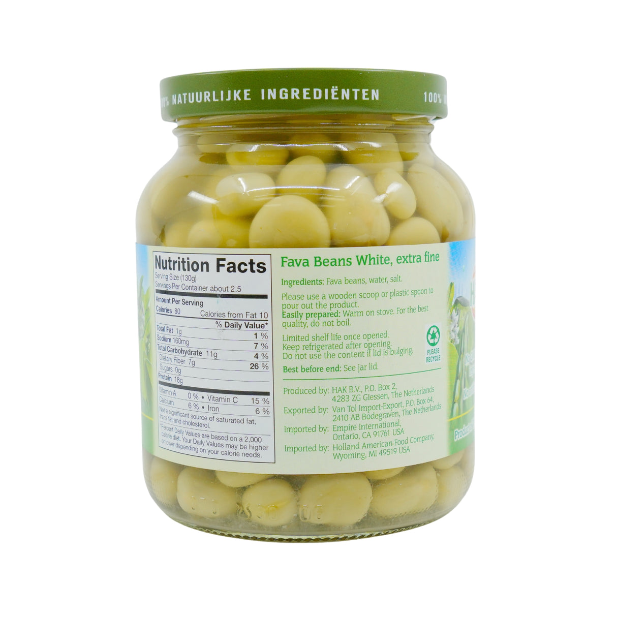 Hak Fava Bean Tuinbonen 13 Oz