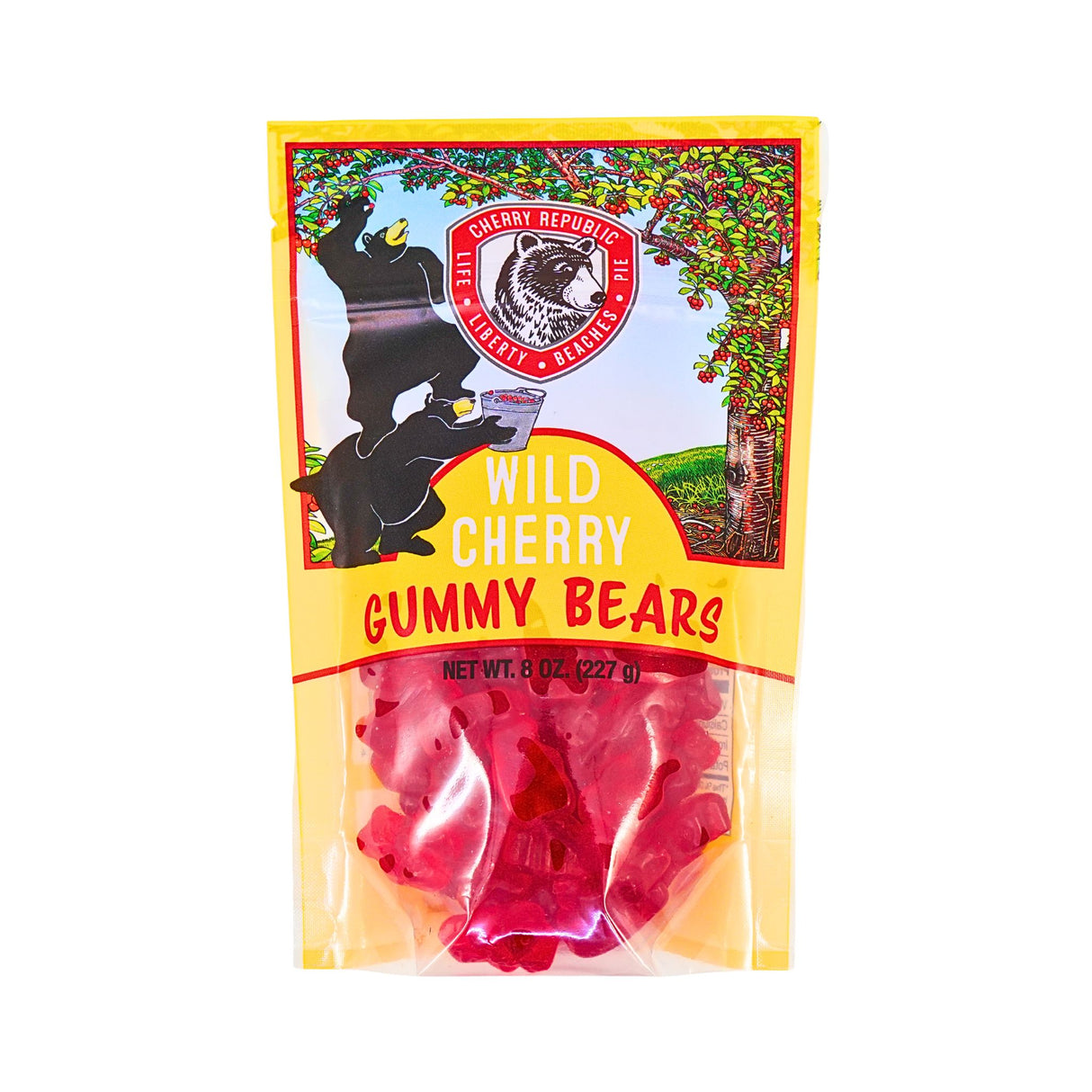 Cherry Republic Wild & Cherry Gummy Bears 8 oz bag
