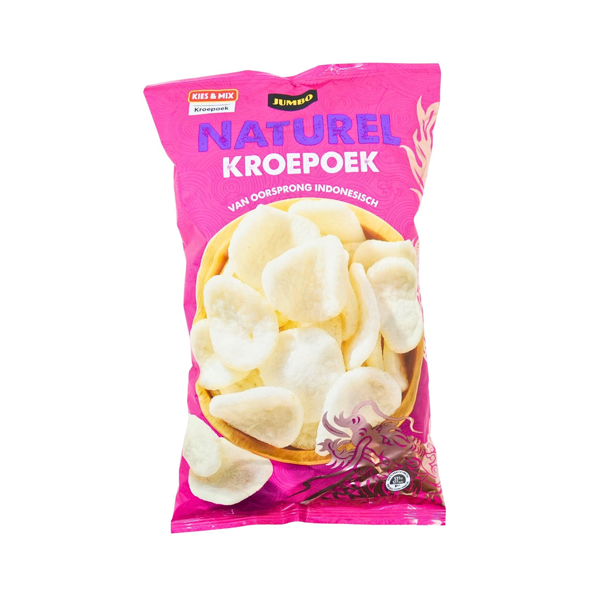 Jumbo Kroepoek Shrimp Chips 2.3 Oz Bag