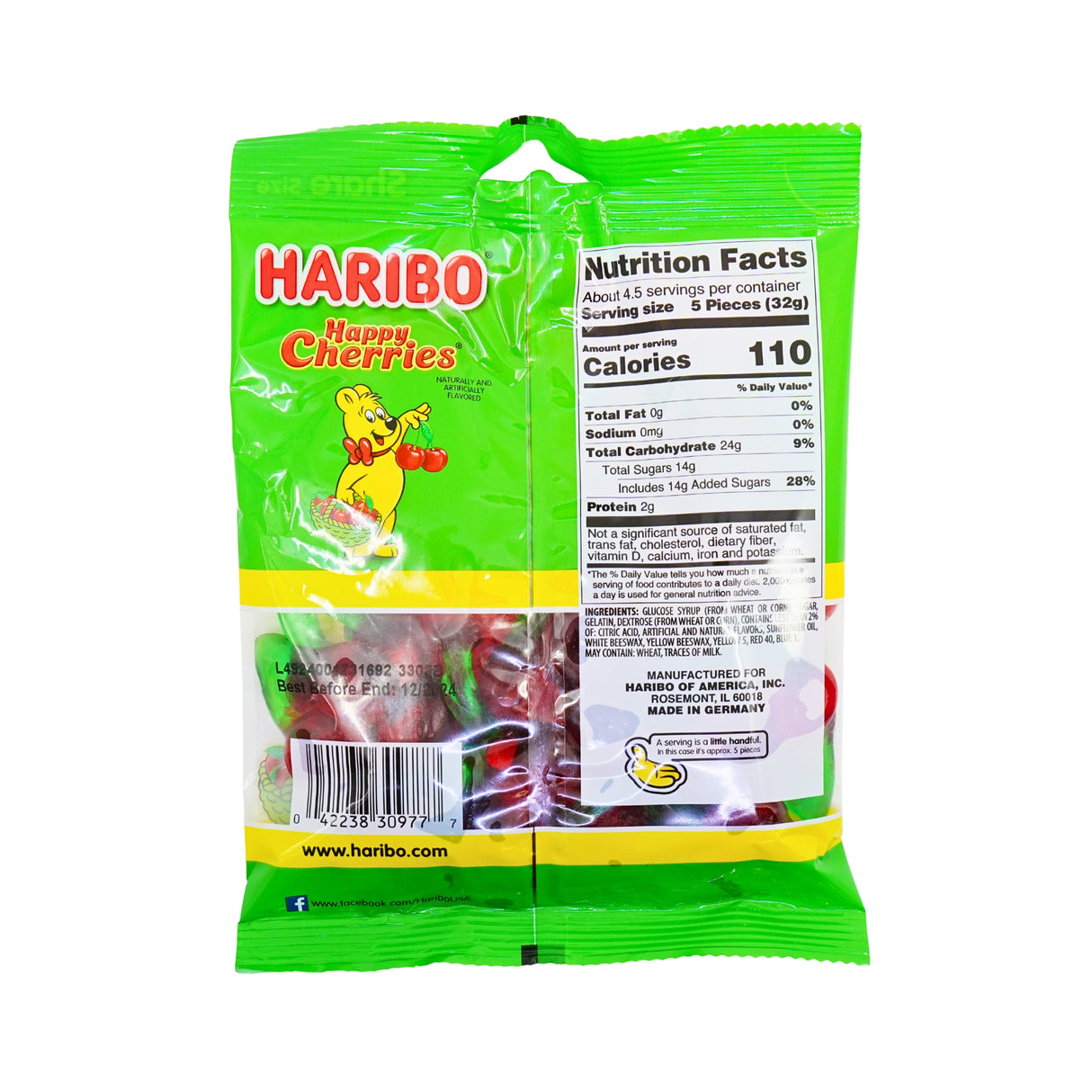 Haribo Happy Cherries 5oz Bag
