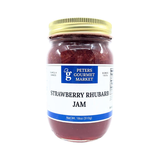PGM Strawberry Rhubarb Jam 18oz