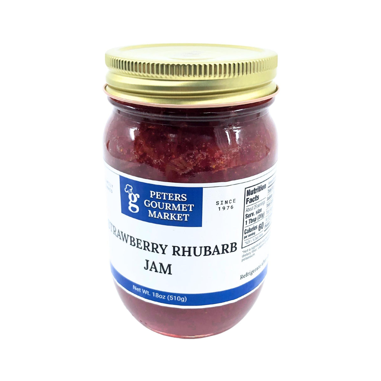PGM Strawberry Rhubarb Jam 18oz