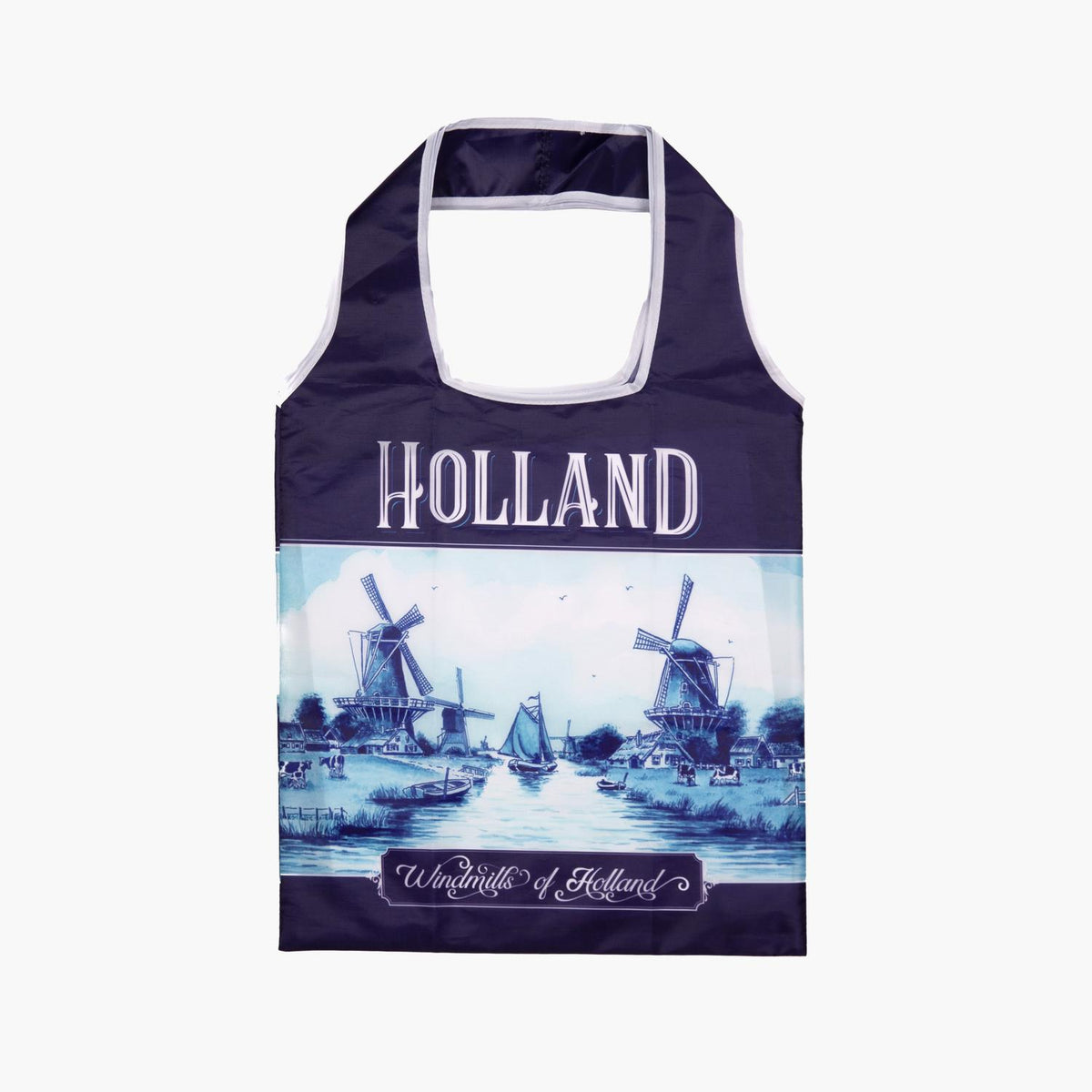Delft Blue Foldable Bag  HOLLAND