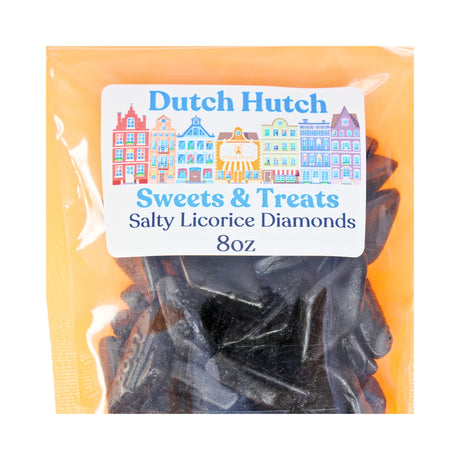 Dutch Hutch Small Salty Diamonds 8oz Bag by Gustafs