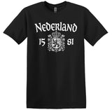 Nederland 1581 Crest T Shirt Medium Black
