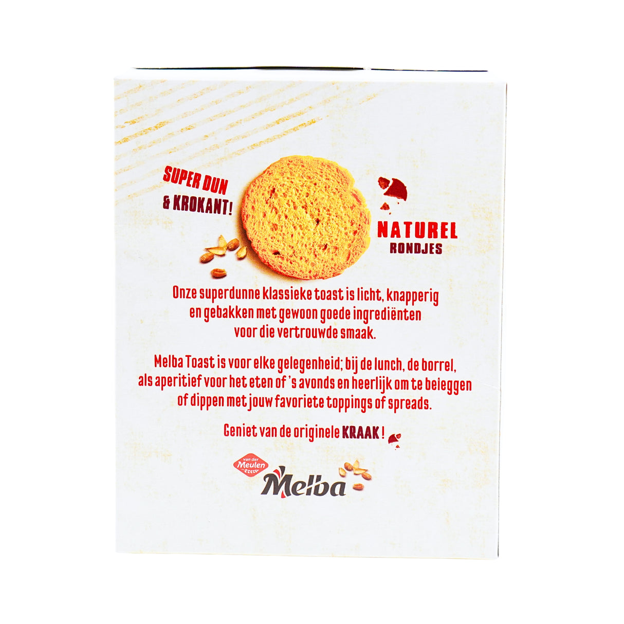 Vander Meulen Round Melba Toast  3.1 Oz