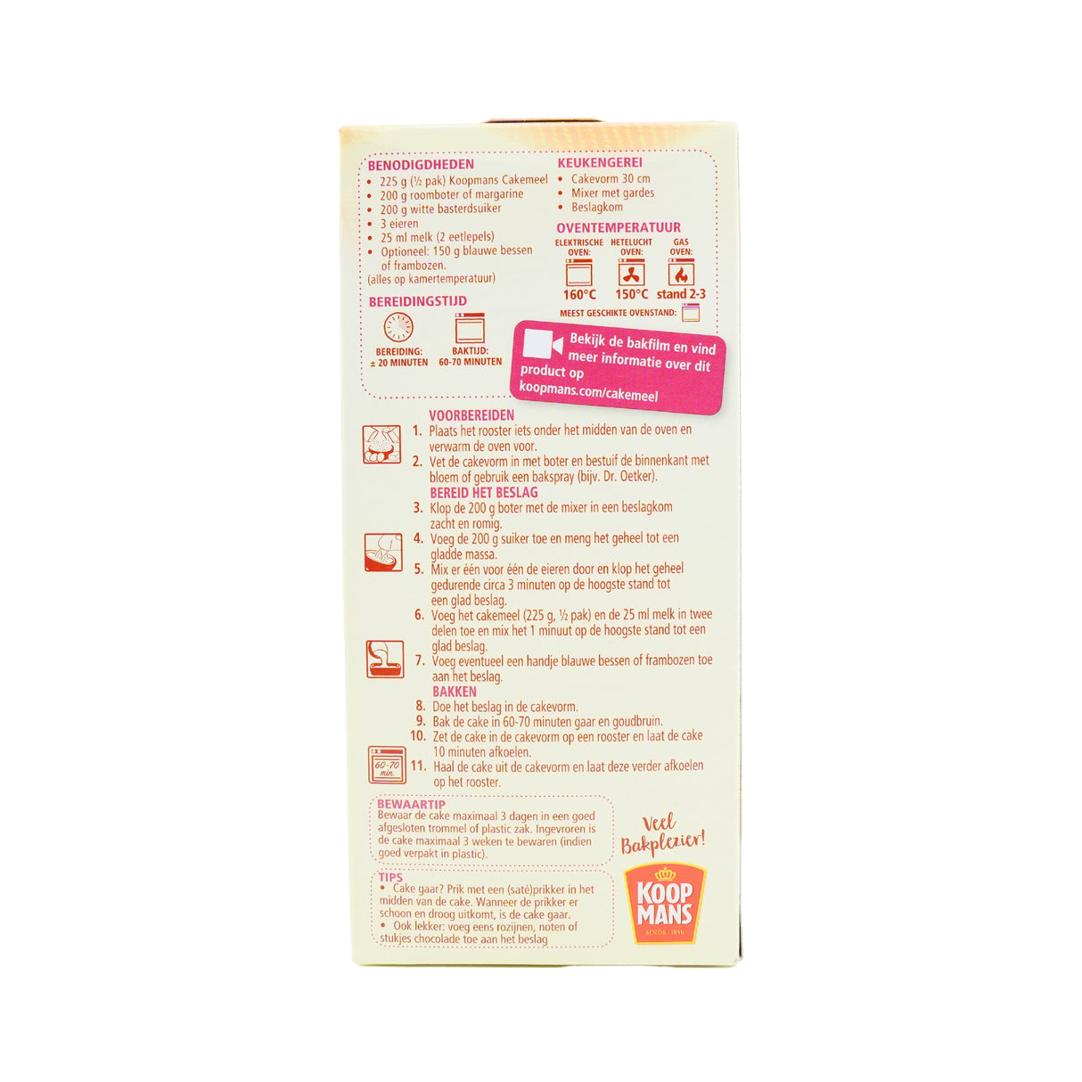 Koopmans Cake Flour Mix