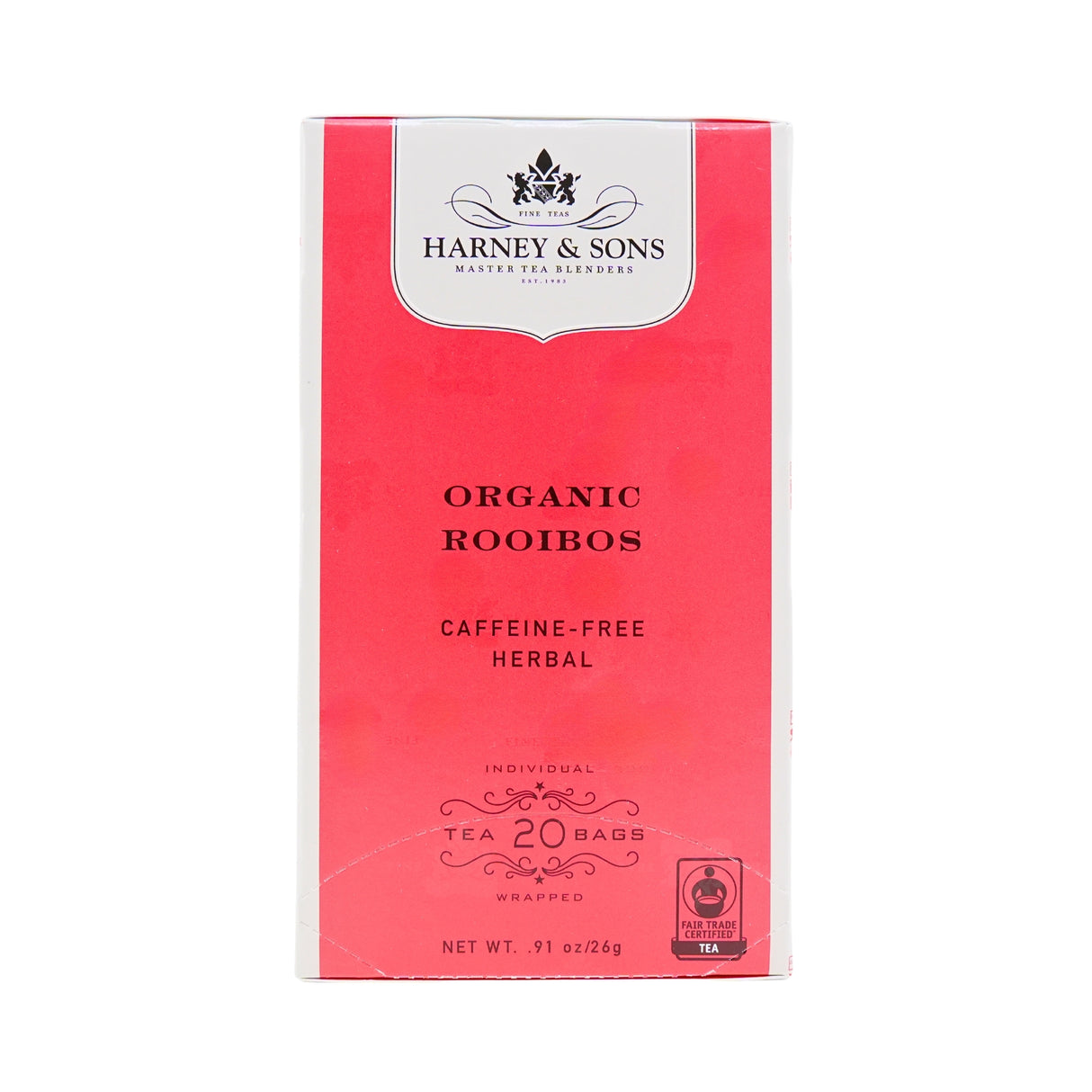 Harney & Sons Organic Rooibos Tea 20 Ct Box