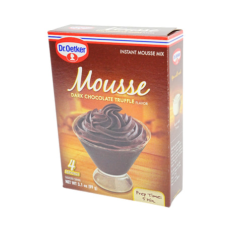 Dr Oetker Dark Choc Truffle Mousse 3.1 oz  box
