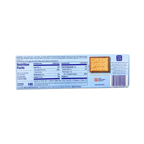 Bahlsen Milk Chocolate Leibniz 4.4oz Box