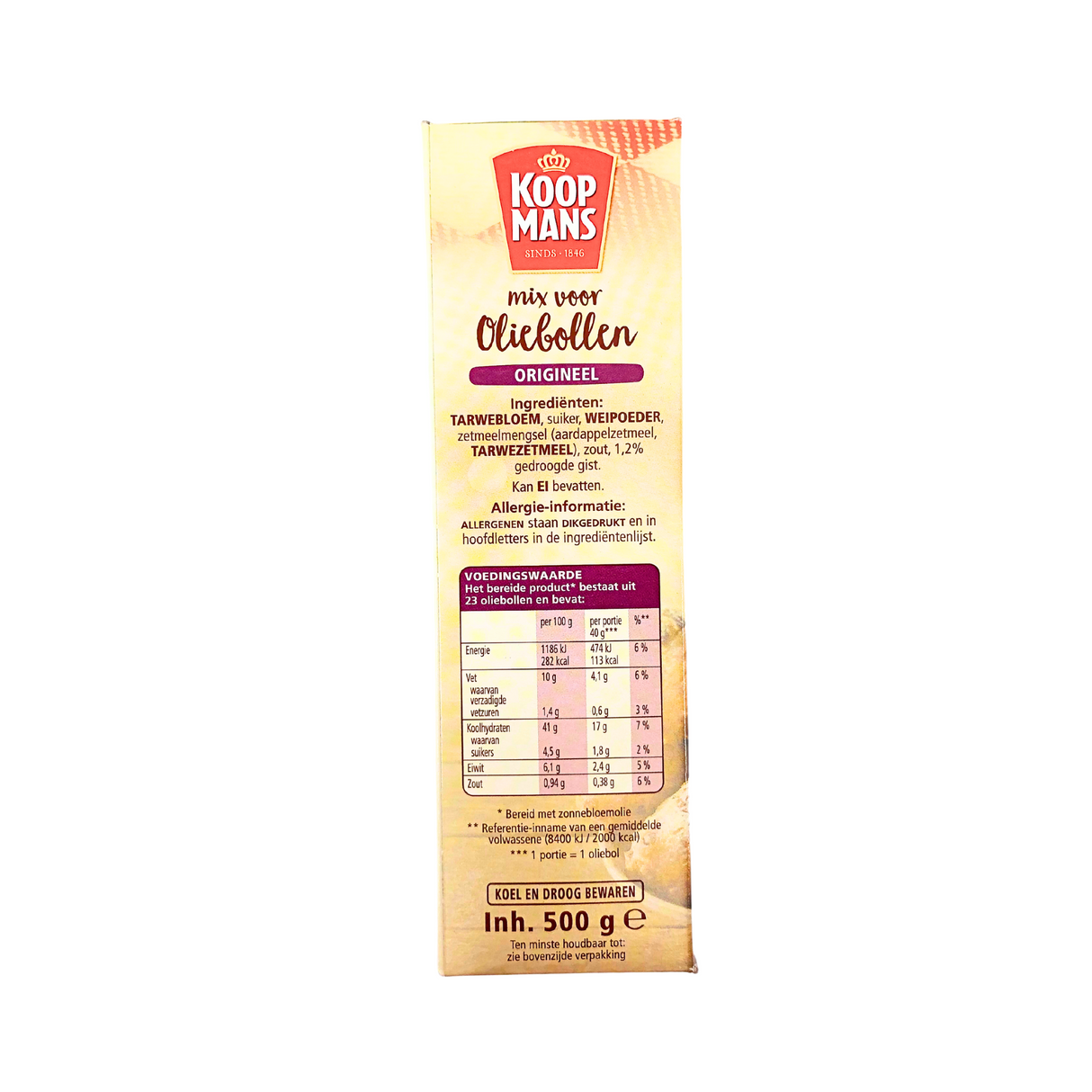 Koopmans Oliebollen Mix 500 gr 16 oz