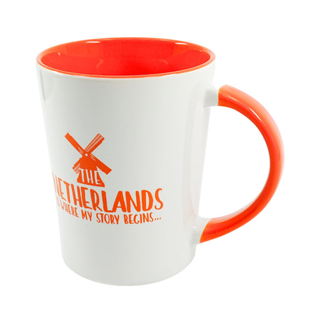 Netherlands Is Where My Story Begins Orange 12oz Mug
