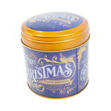Merry Christmas Stroopwafel Tin Blue with Stroopwafels