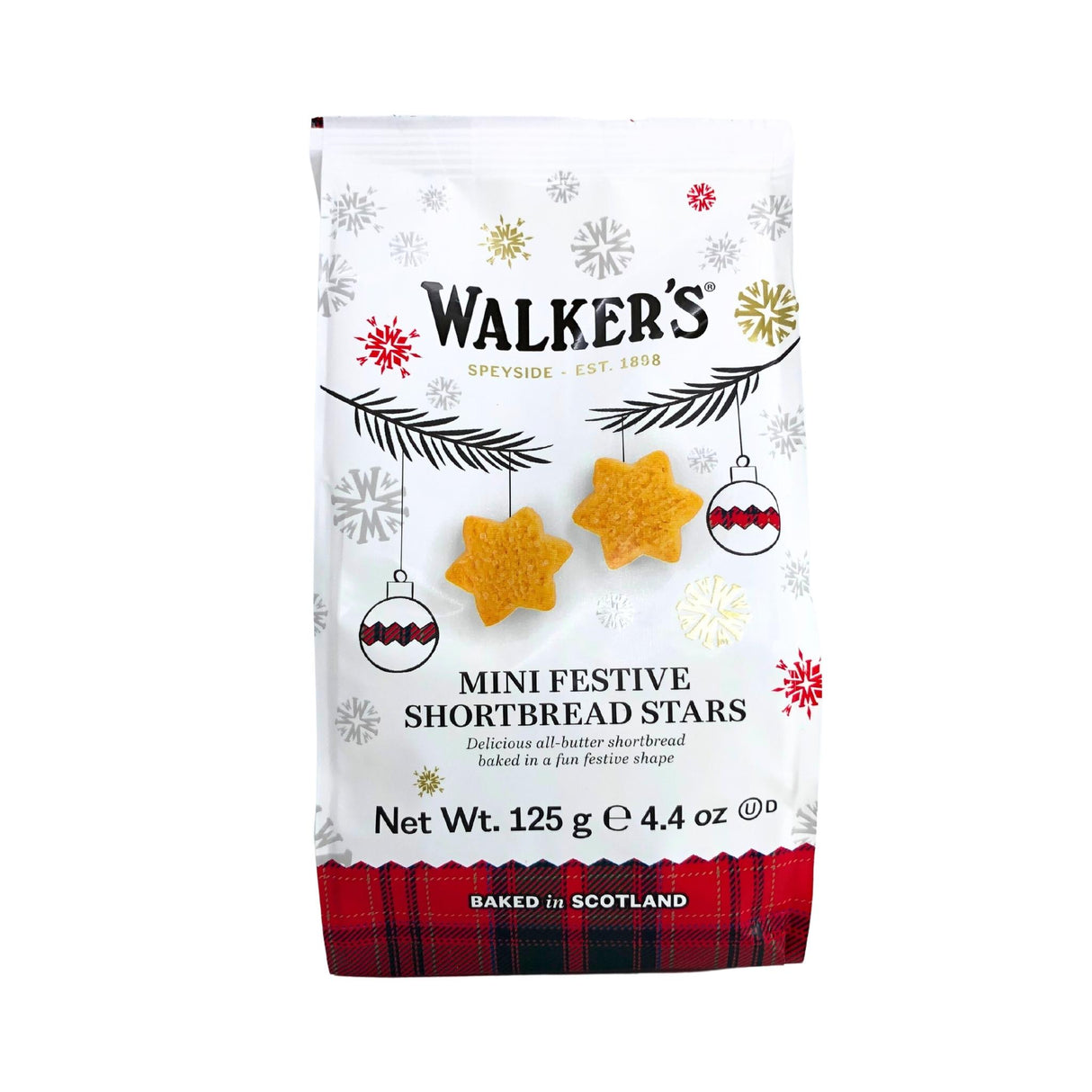 Walker Mini Festive Stars 4.4 Oz