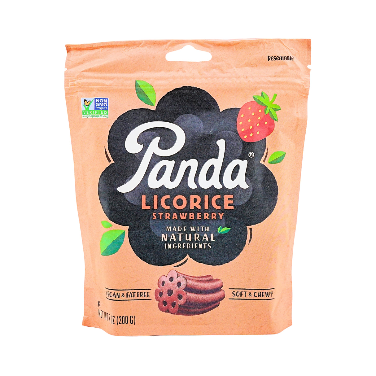 Panda Chewy Strawberry Licorice 7 Oz