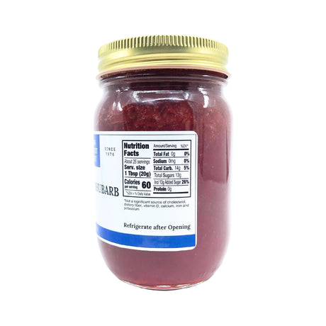 PGM Strawberry Rhubarb Jam 18oz