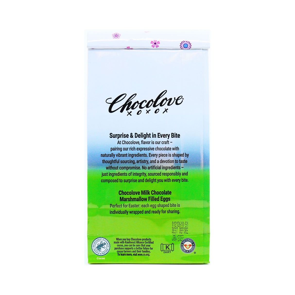 Chocolove Milk Chocolage Marshmallow Filled Eggs 3.5 oz