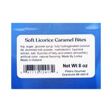 Dutch Hutch Soft Licorice Caramel Bites 8oz