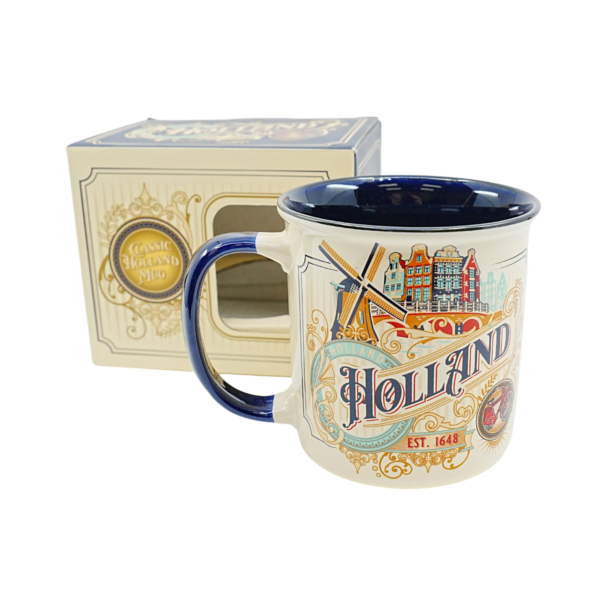 Holland Vintage Mug White