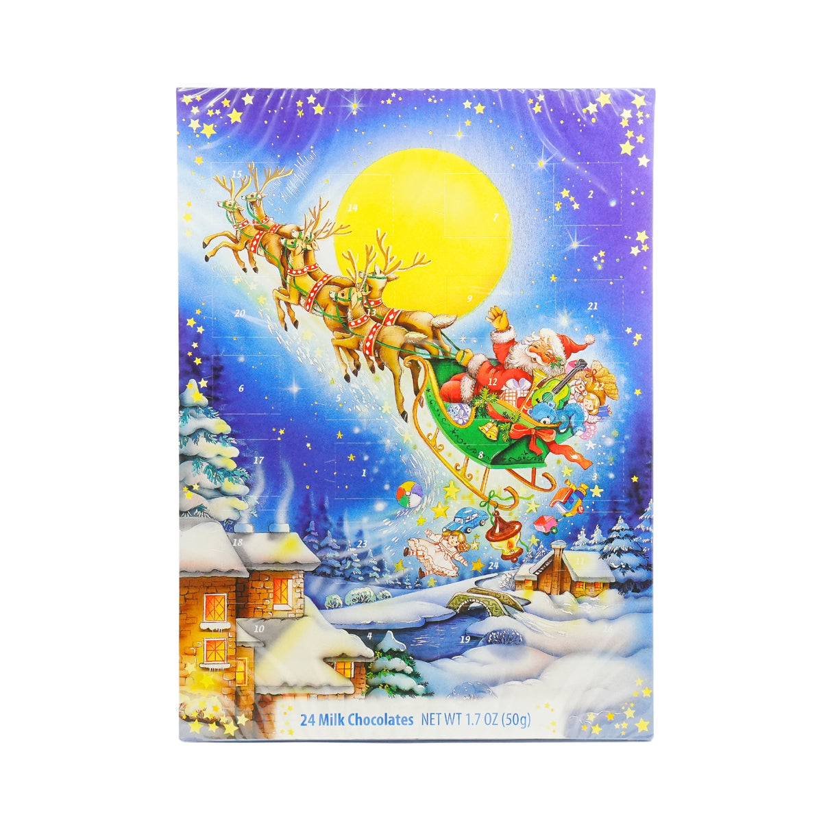 Erika's Pantry Advent  Calendar Tree & Sleigh 1.76 oz