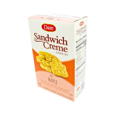 Dare Maple Leaf Creme Cookie 10 oz box