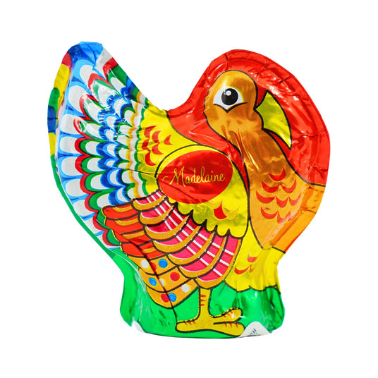 Madeline Milk Chocolate Colorful Foil Wrapped Turkey