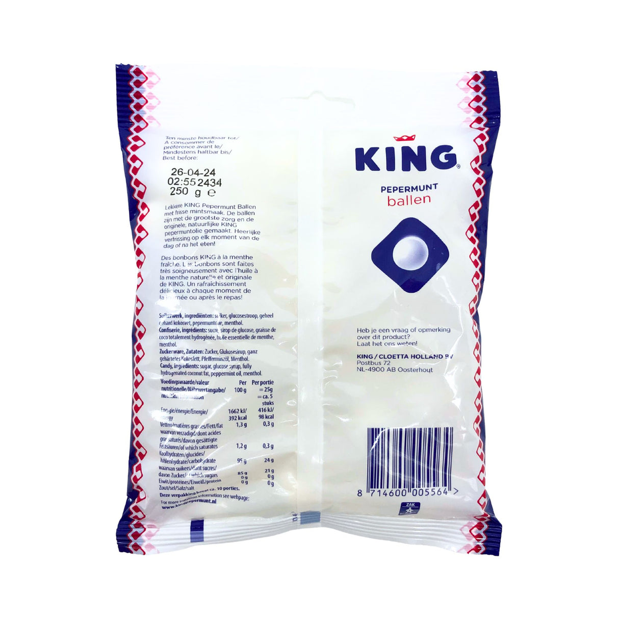 King Peppermint Balls Bag 8.8 oz Bag