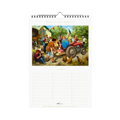 Marius van Dokkum Birthday Calendar