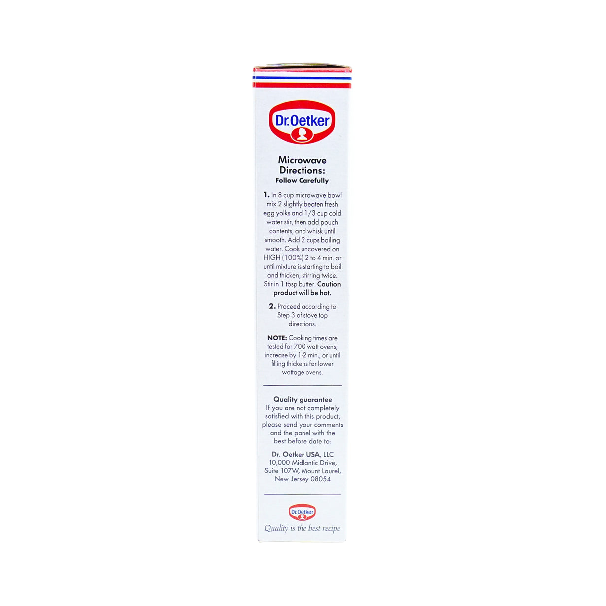 Dr Oetker Lemon Pie Filling mix 7.5 oz