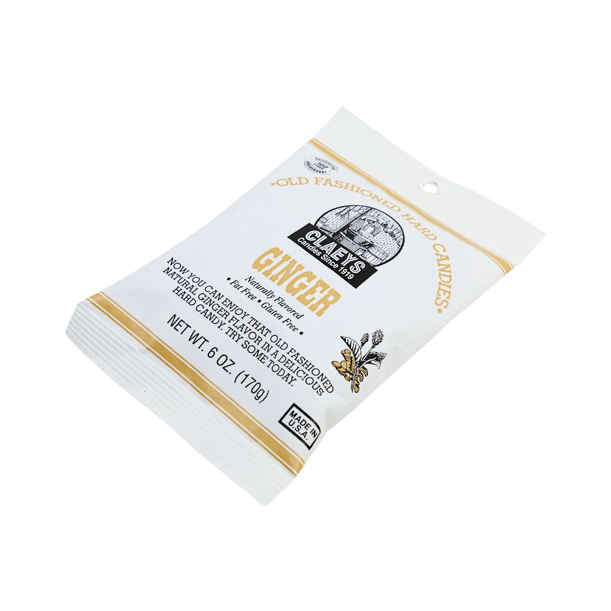 Claeys Sanded Ginger Candy 7 oz
