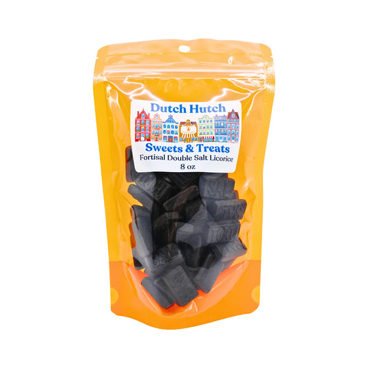Dutch Hutch Fortisal  DZ Licorice 8 OZ Bag