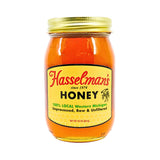 Hasselmans Unprocessed and Unfiltered Honey Pint Jar 22 oz
