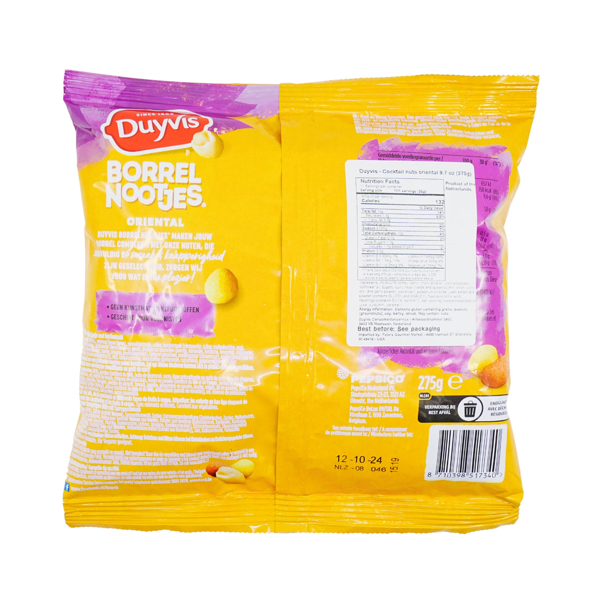 Duyvis  Borrelnootjes Oriental 9 oz bag