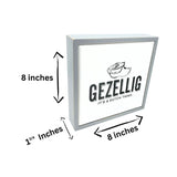 Gezellig It's A Dutch Thing Wooden Shoe  Sign