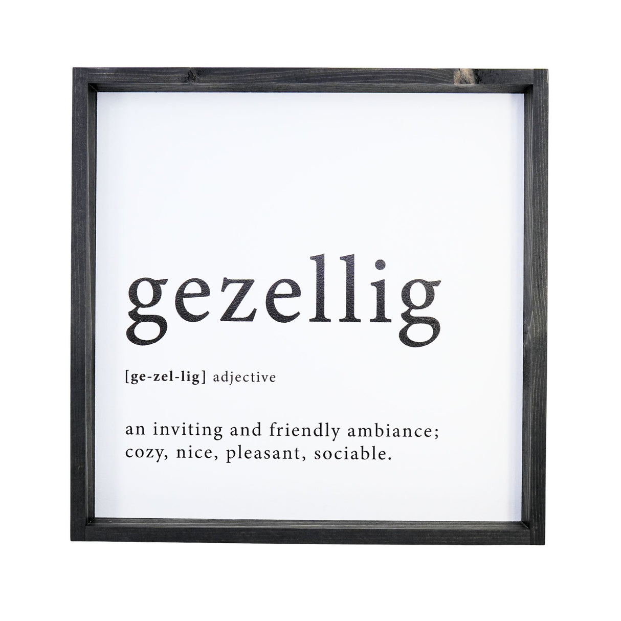 Hoekstra Decor Gezellig With Definition Framed Wall Art