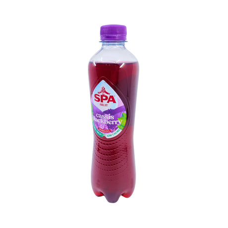 Spa Black Currant Sparkling Soda 400 ml 13.5 ounce bottle