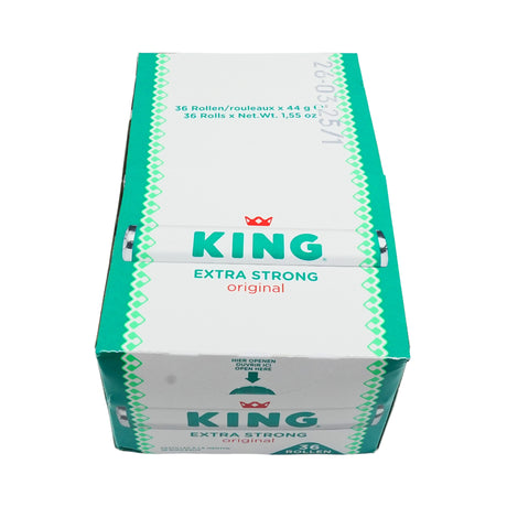 King Peppermint Extra Strong - 36 Roll Box