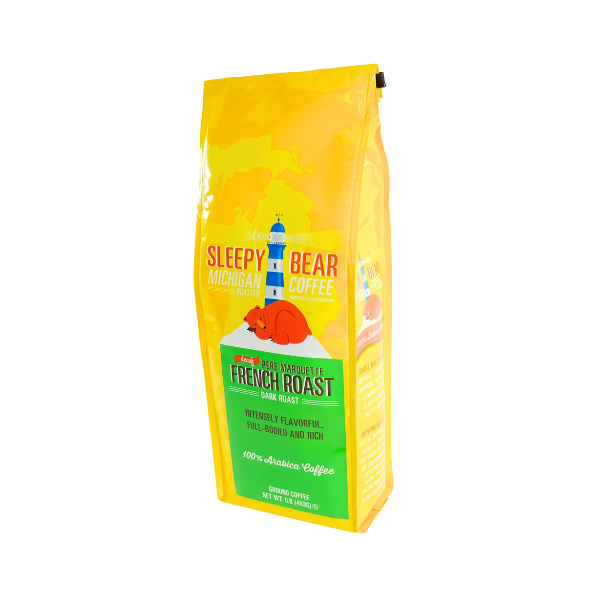 Sleepy Bear Pere Marquette Decaf Ground Coffee 16oz